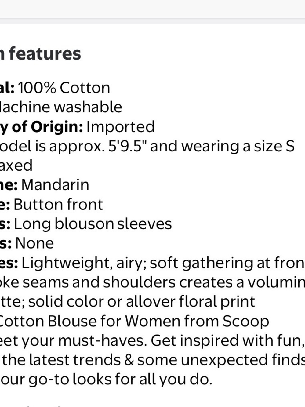 Light Purple Floral Women's Button-Front Top - Picture 5 of 5